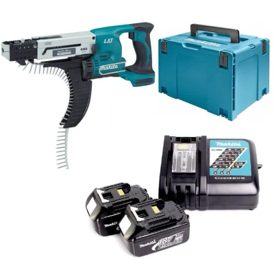 Afbeelding van Makita DFR550RFJ 18V Li ion accu schroefautomaat set (2x 3.0Ah) in Mbox