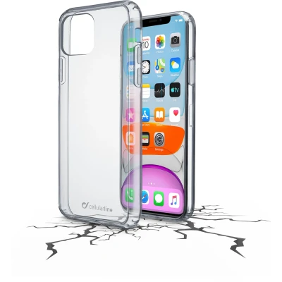 Afbeelding van Cellularline iPhone 11, hoesje clear duo, transparant