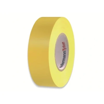 Afbeelding van HellermannTyton HelaTape Flex 15 710 00153 Isolatietape Geel (l x b) 20 m 19 mm 1 stuk(s)