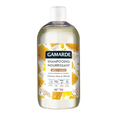 Afbeelding van Gamarde Voedende Shampoo Acaciahoning Droog en Beschadigd Haar Biologisch 500 ml
