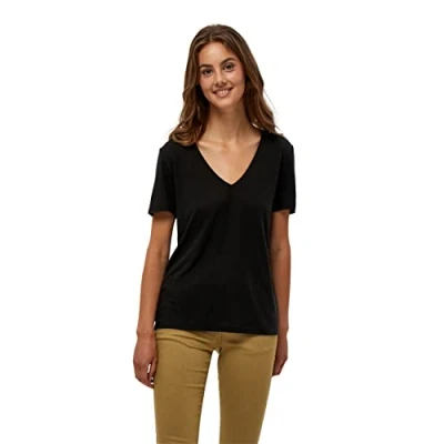 Afbeelding van Desires Dejilly TEE Tshirt basic, Dames, Maat: Small, Black