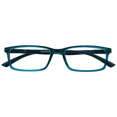 Afbeelding van Opulize Zie Blauw Licht Blokkerende Bril Smal Frame Vermindert Glans Anti Hoofdpijn Verbeteren Slaap Computer Gaming Turquoise Mens Womens B9 Q