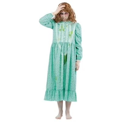 Afbeelding van Smiffy&#039;s Horror Films Kostuum Bezeten Door De Duivel Exorcist Vrouw Groen XL Halloween Verkleedkleding