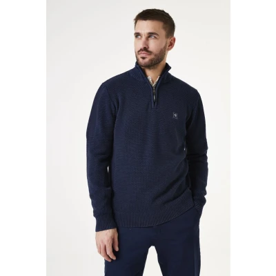 Afbeelding van GARCIA Heren Trui Blauw Long mouw