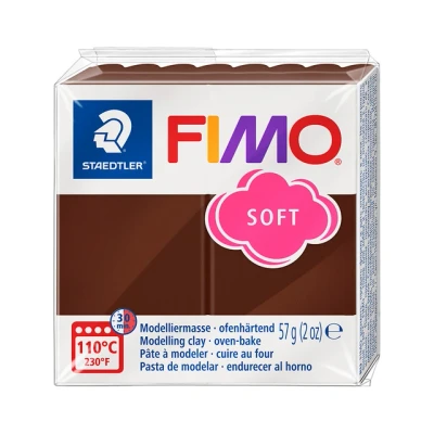 Afbeelding van Fimo soft boetseerklei 56 g choco