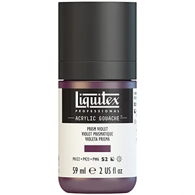 Afbeelding van Liquitex 2059391 Professional Acrylic Gouache, acrylverf met gouache eigenschappen, lichtecht, watervast 59ml Fles, Prism Violet