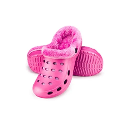 Afbeelding van ESTRO Winter Warme Pantoffels Dames Winterclogs Gevoerd Winterklompen voor Heren Winterpantoffels A01 (41, Roze)