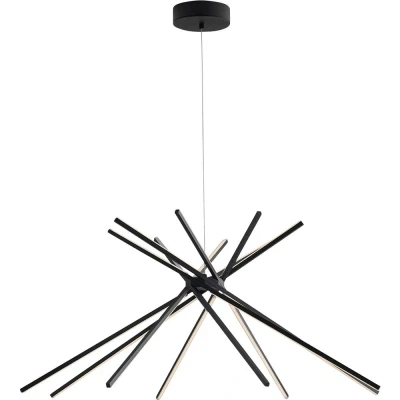 Afbeelding van ECO Light LED SHANGHAI S8 NERO hanglamp 50 W Zwart