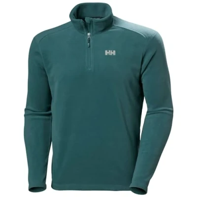 Afbeelding van Helly Hansen Daybreaker 1/2 ZIP Fleece trui, Heren, Maat: Small, Dark green