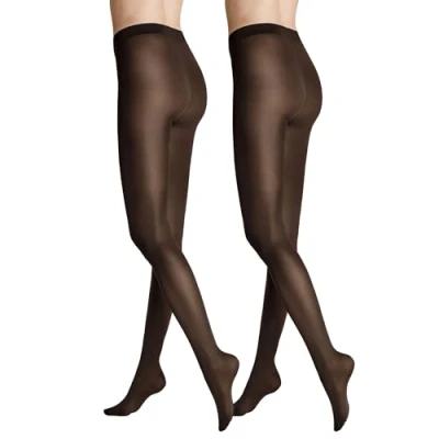 Afbeelding van Hudson panty (2 stuks) dames, bruin (bruin 0771)