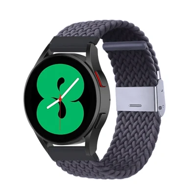 Afbeelding van Braided nylon bandje Donkergrijs Xiaomi Mi Watch / S1 Pro Active S2