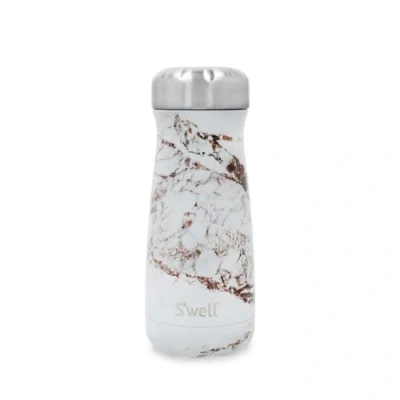 Afbeelding van S&#039;well Traveler drinkfles, Calacatta goud, 470 ml. Vacuüm geïsoleerde reisfles voor koude en warme dranken BPA vrije roestvrijstalen waterfles