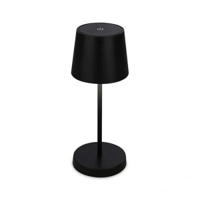 Afbeelding van BRILONER PIHA LED batterij tafellamp USB C 2,6W IP44 spatwaterdicht 150lm zwart