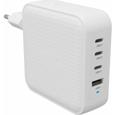 Afbeelding van HYPER HyperJuice® 100W USB C Laptop netvoeding 100 W Binnen C, 3.2 Gen 1 (USB 3.0) GaN, Met adapter voor Europa, Verenigd Koninkrijk,