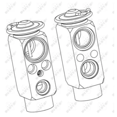 Afbeelding van Expansieventiel, airconditioning NRF 38400