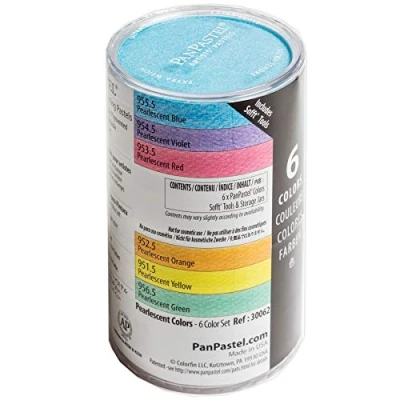 Afbeelding van Colorfin PP30062 PanPastel Ultra Soft Artist Pastel Set 9ml 6 kg Parelmoer 14 Stuk,14 Piece Set,Transparant