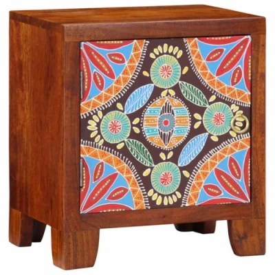 Afbeelding van vidaXL Nachtkastje 40x30x45 cm massief acaciahout
