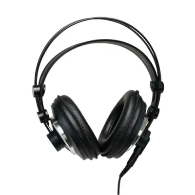 Afbeelding van AKG K240 MKII Professionele semi open over ear studiohoofdtelefoon, zelfafstellende hoofdband, high performance design, 3 mm en 1/4 inch adapter zwart blauw