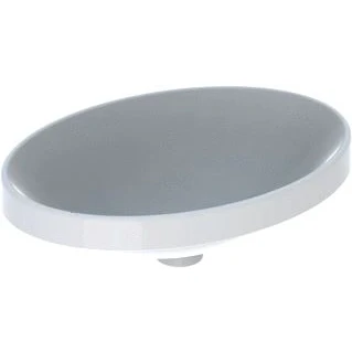 Afbeelding van Geberit VariForm inbouwwastafel ovaal wit (55 x 40 cm) zonder