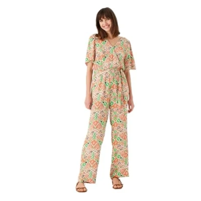 Afbeelding van Garcia Jumpsuit, Dames, Maat: Medium, Dusky peach