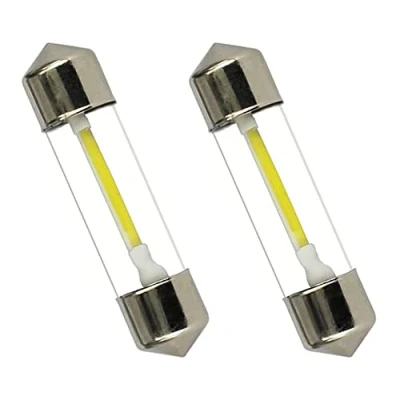 Afbeelding van TABEN 36mm Festoen LED lamp COB Chipset Glas C5W 6418 6411 6413 DE3423 DE3425 Car Side Door Courtesy Licht Interieur Dome Kaart leeslampjes (pak van 2)