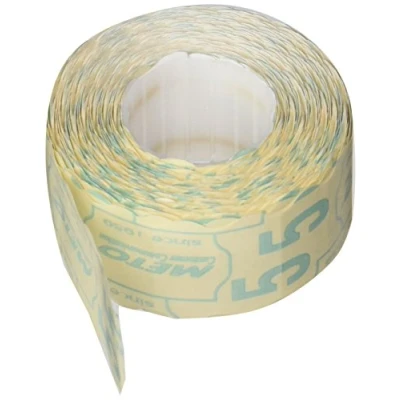 Afbeelding van METO etiketten voor etiketteerapparaten (26x12 mm, 1 regelig, 6000 stuks, multifunctioneel permanent en diepvries, Meto, Contact, Sato, Avery, Tovel, Samark, etc.), 6 rollen, wit