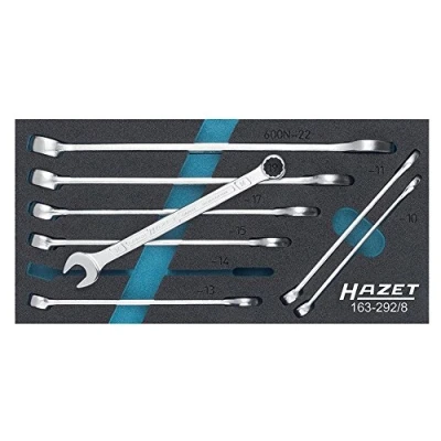 Afbeelding van Hazet 163 292/8 ringsteeksleutelset, meerkleurig