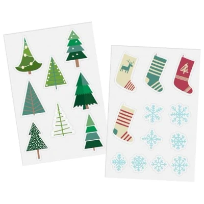 Afbeelding van Folat Raamstickers Winter Holly Jolly 20 stuks