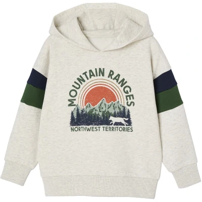 Afbeelding van Vertbaudet Sweater met capuchon geplaatste print
