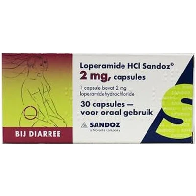 Afbeelding van Loperamide Hcl Sandoz Capsule 2mg