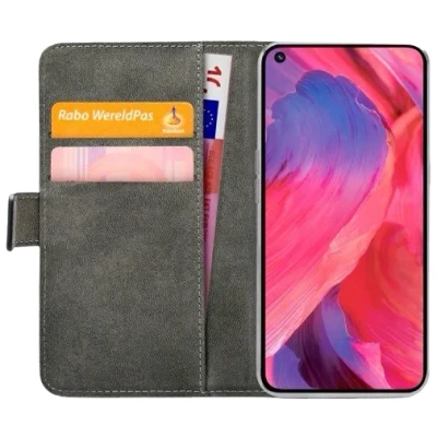 Afbeelding van Mobilize PU leer Book Case Zwart Oppo A54