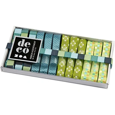 Afbeelding van Creativ Company Lint Collectie Blauw Groen, 12st.
