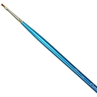 Afbeelding van Winsor &amp; Newton 5305002 Cotman aquarel penseel van syntetisch haar serie 555 plat penseel, lange steel met uitstekende veerkracht, verfafgifte en uiterste nauwkeurigheid Nr. 2 2,4 mm,