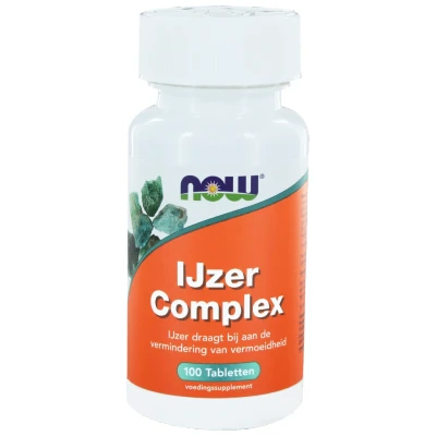 Afbeelding van Now Ijzer Complex, 100 tabletten