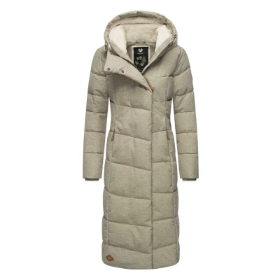 Afbeelding van Ragwear Pavla LONG Wintermantel, Dames, Maat: XS, Taupe