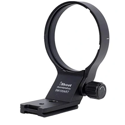 Afbeelding van Statief Mount Ring Lenskraag Ondersteuning Houder Beugel Compatibel met Sigma 100 400mm f/5 6.3 DG DN OS (E/L Mount) &amp; 105mm f/1.4 HSM Art (EF/FX/FE/L Lens, onderkant is Arca Swiss Fit Plate