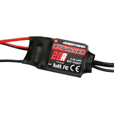 Afbeelding van 20A 30A 40A 50A 60A 80A Borstelloze Speed Controller ESC BEC voor RC Vliegtuig Quadcopter Helikopter