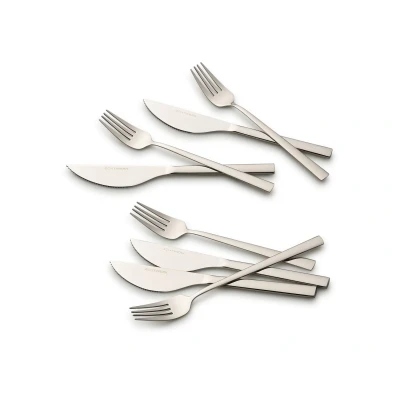 Afbeelding van ECHTWERK pizzabestek set &quot;Bari&quot; (8 delig, Zilver)