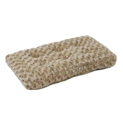 Afbeelding van MidWest Homes for Pets Model 40618 STB huisdierbed, ombré wervels, behaaglijk, 46 cm lang, voor mini hondenrassen/katten, grijs