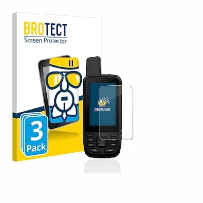 Afbeelding van BROTECT Screenprotector voor Garmin GPSMAP 66s / 66st Folie Beschermfolie Beschermglas transparant (3 Stuks)