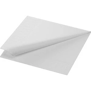 Afbeelding van Servetten tissue 33cm 1 laags wit