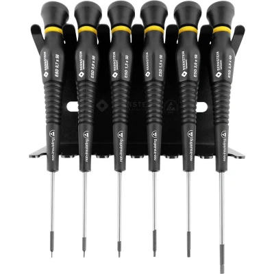 Afbeelding van Bernstein Tools for Electronics Werkzeugfabrik Schroevendraaierset ESD 6 delig Inbus