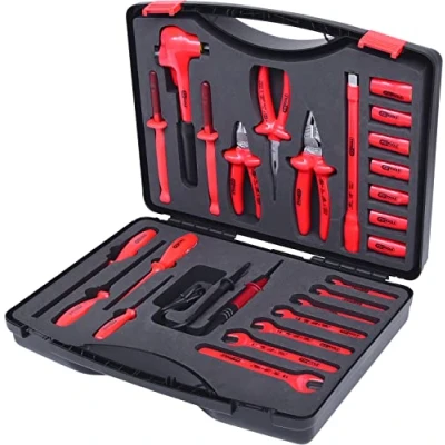 Afbeelding van KS Tools, Gereedschapskisten, Gereedschapsset met geïsoleerd gereedschap, 26 stuks. (26 onderdelen)