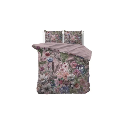 Afbeelding van Dekbedovertrek 1 Persoons 140x200 Sleeptime Microvezel Roze Inclusief Kussensloop
