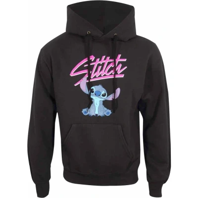 Afbeelding van Henry Tiger Disney LILO AND Stitch Script Hoodie, Heren, Maat: XL, Black