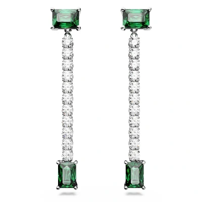 Afbeelding van Swarovski 5665786 Matrix Zilverkleur Oorbellen horloge