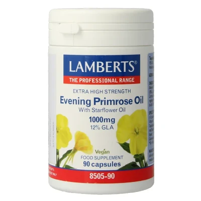 Afbeelding van Lamberts Teunisbloem met Borageolie 1000mg, 90 capsules