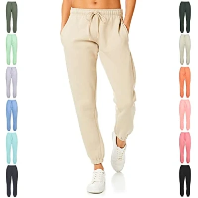 Afbeelding van Light &amp; Shade LSLPNT006 Pastel Brights Loungewear Joggingbroek Joggers Bottoms Zand