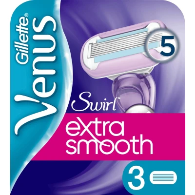 Afbeelding van Gillette Venus Extra Smooth Swirl Scheermesjes 3 Stuks