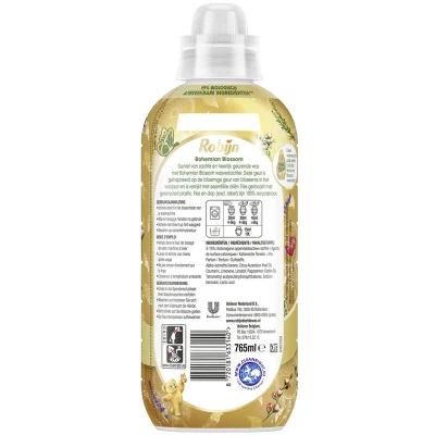 Afbeelding van Robijn Wasverzachter Bohemian Blossom 38 Wasbeurten 765 ml